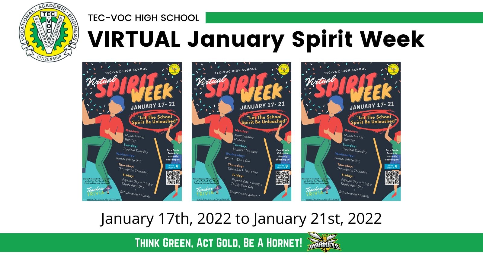 Virtual Spirit Week